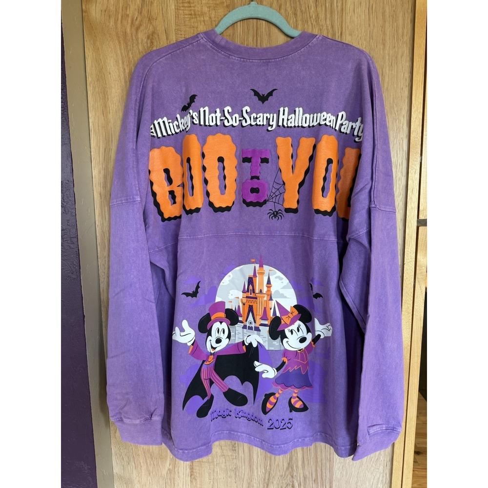Disney Parks Boo To You Mickeys Not So Scary Halloween Spirit Jersey L 2025